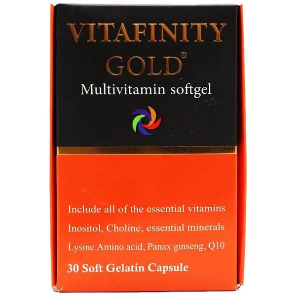 مولتی ویتامین ویتافینیتی گلد 30 کپسولی